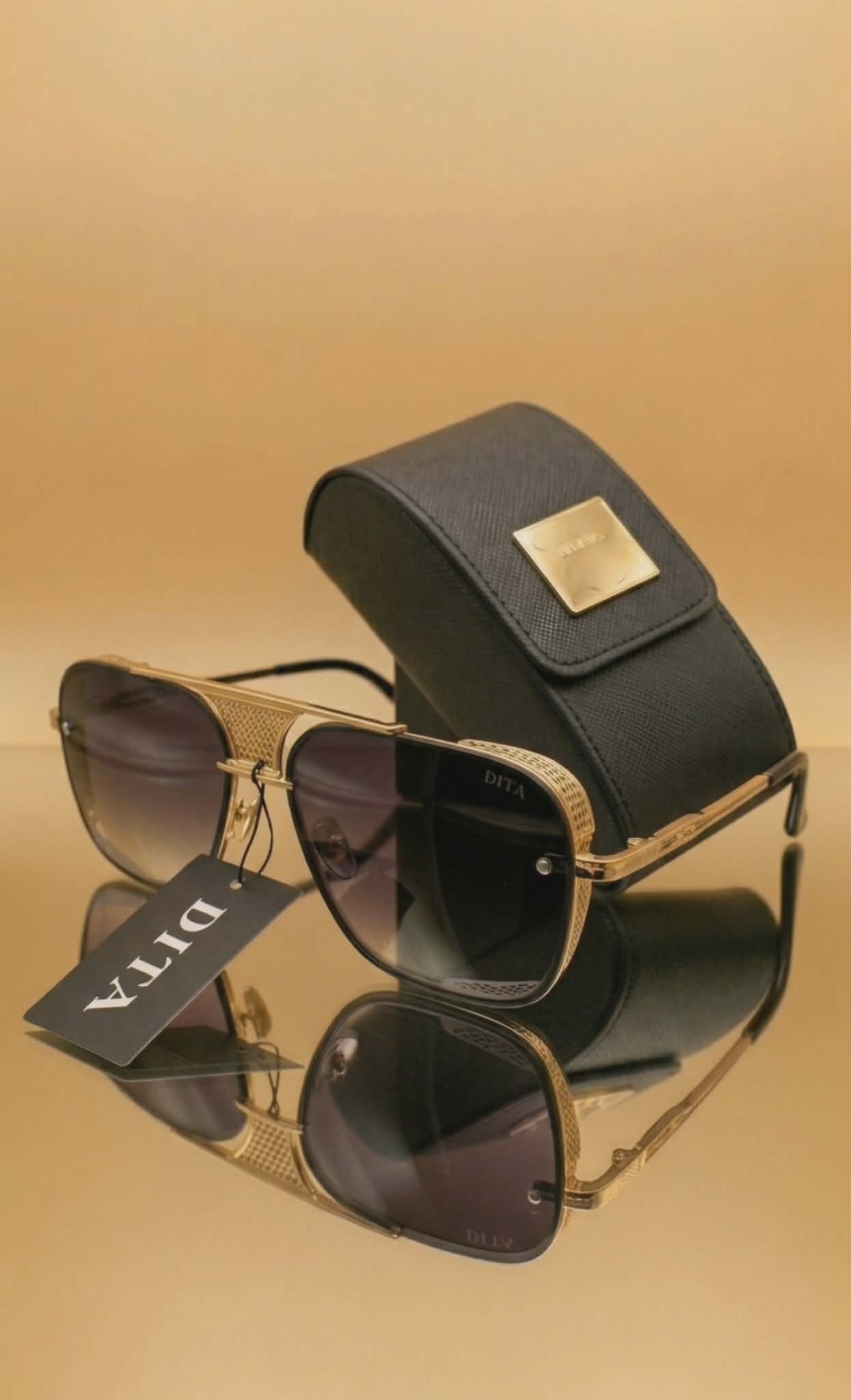 Dita Sunglasses Men ( Black&Gold Edition )