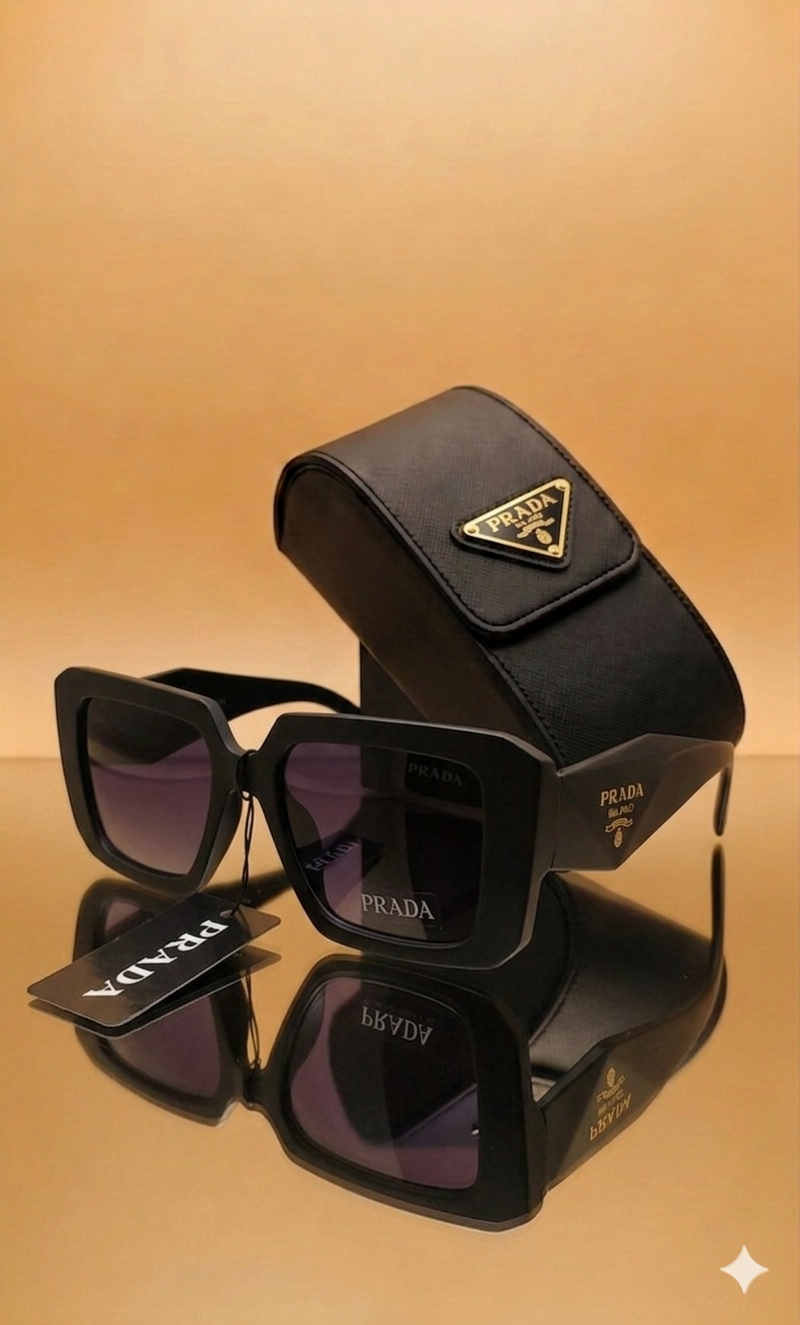 Prada Sunglasses Women ( Black Mask Edition )