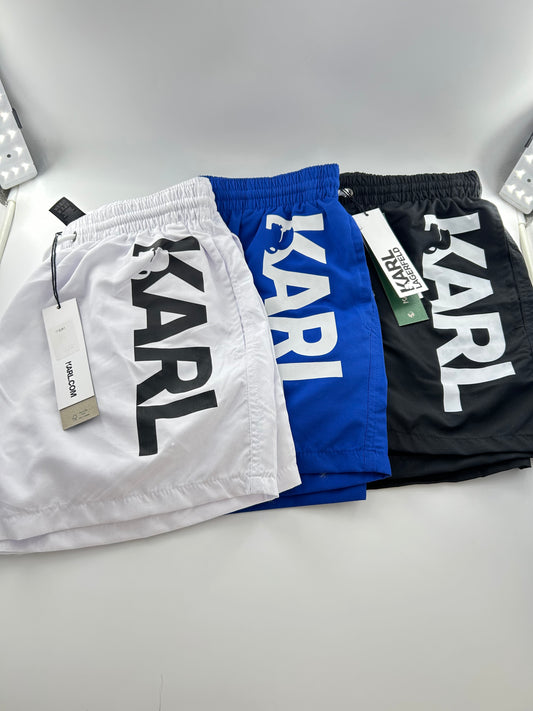 KARLAGERFELD Ανδρικά Μαγιό. 3 Χρώματα (μπλε) (μαύρο) (λευκό) ΤΙΜΗ ΓΙΑ ΕΝΑ ΤΕΜΑΧΙΟ.