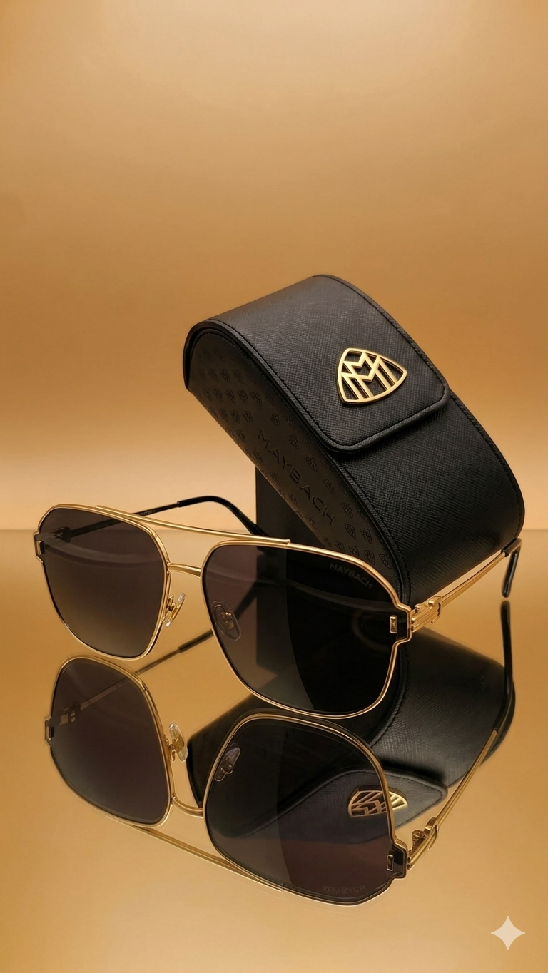 Maybach Sunglasses Men ( Gold Edition )