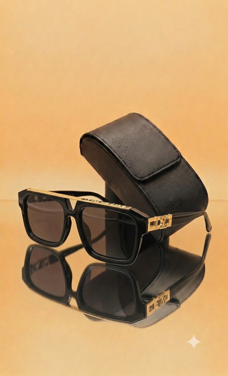 Luis Vuitton Sunglasses Men ( Black Edition )