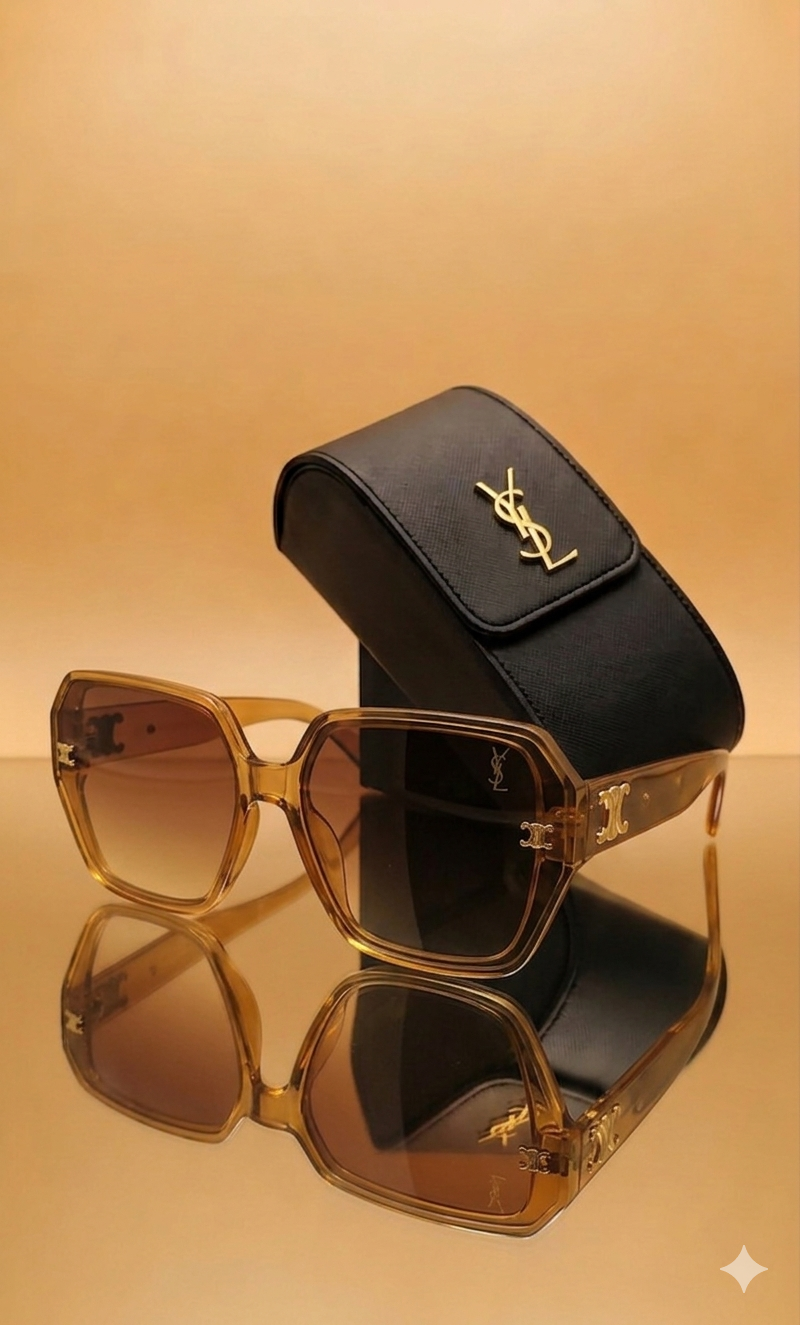 YSL Sunglasses Women ( Gold Edition )