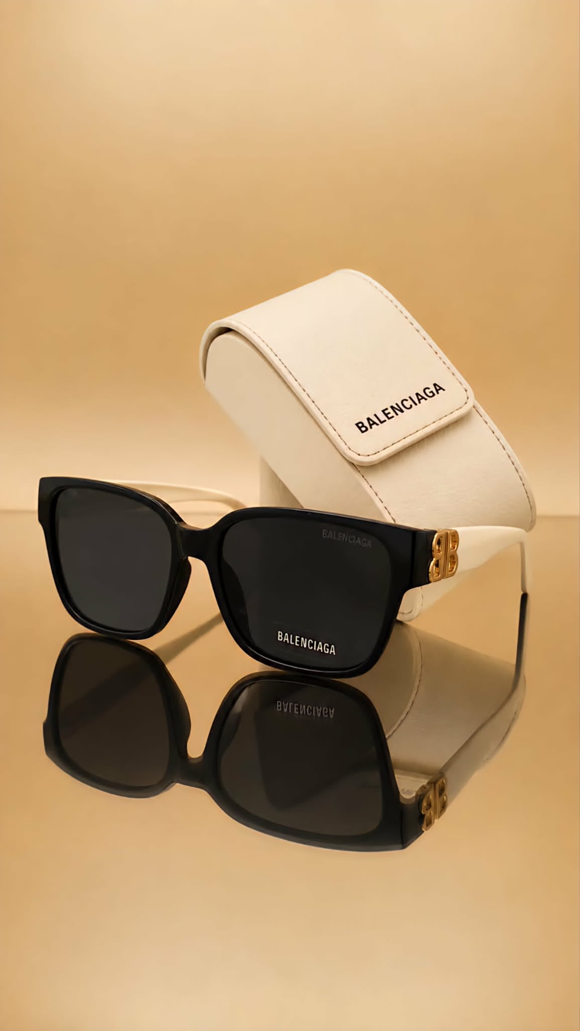 Balenciaga Sunglasses Women ( black&withe Edition )