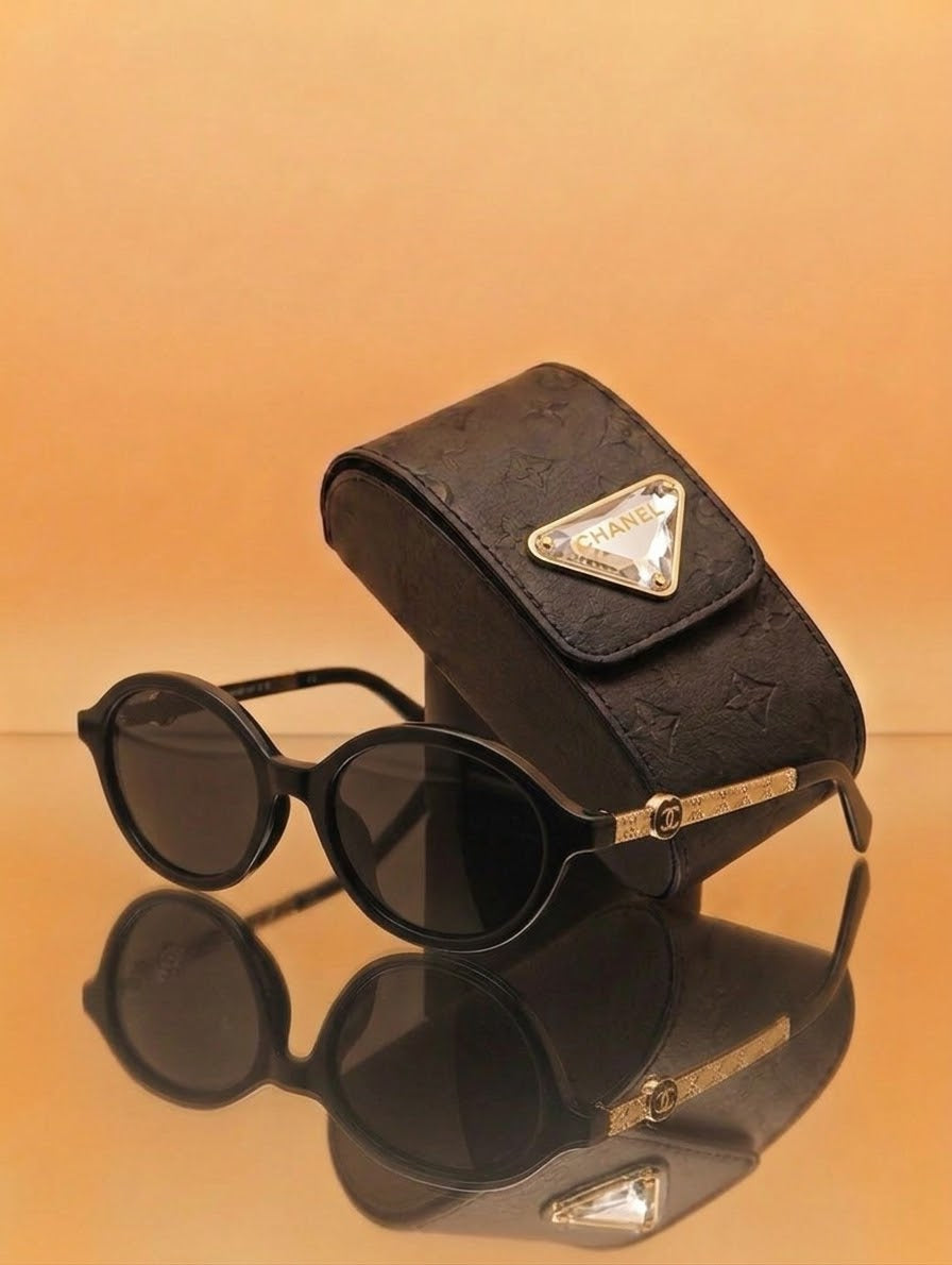 Chanel Sunglasses Women (Black Edition )