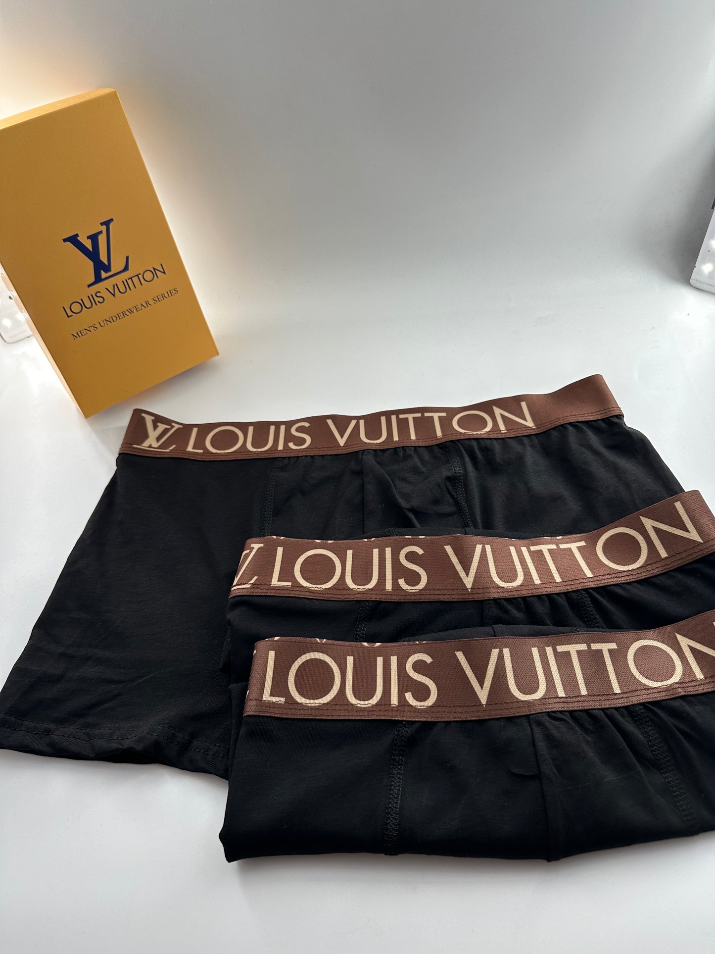 LV BOXER Gold Edition 3τμχ. (Ανδρικά)
